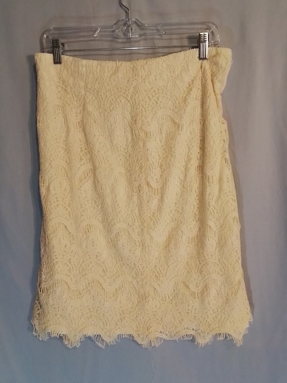 Jody California Off-white Lace Skirt